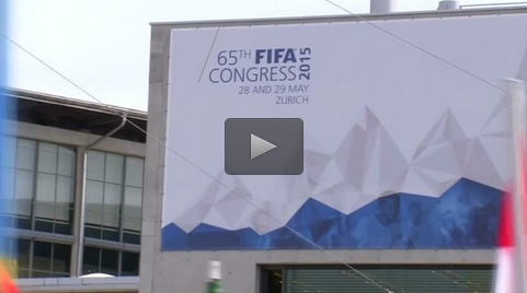 Protesters in Zurich demand FIFA president step down